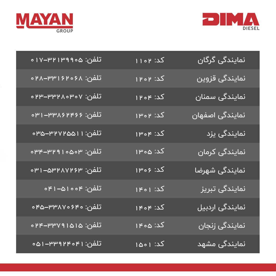 خرید اقساطی محصولات دیما دیزل با شرایط ویژه آغاز شد خرید اقساطی محصولات دیما دیزل با شرایط ویژه آغاز شد