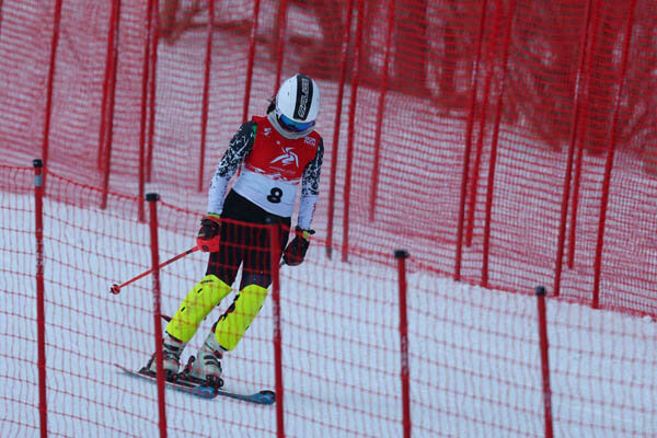 اسکی باز ایران به خط پایان نرسید