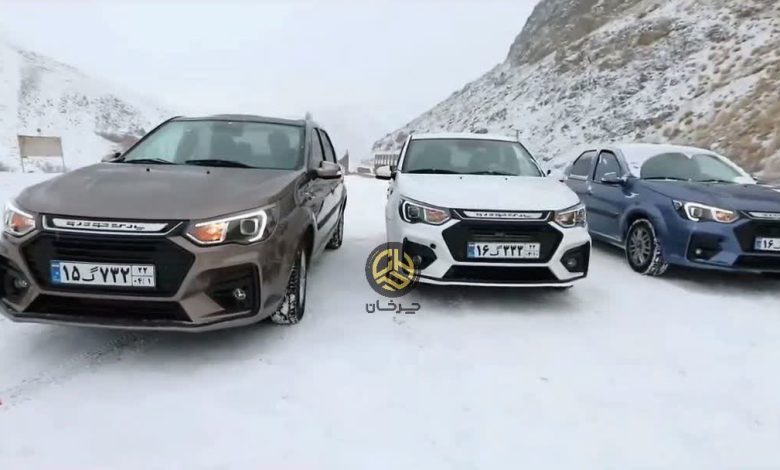 محصول جدید P90 پارس خودرو در تست‌های زمستانی + ویدئو
