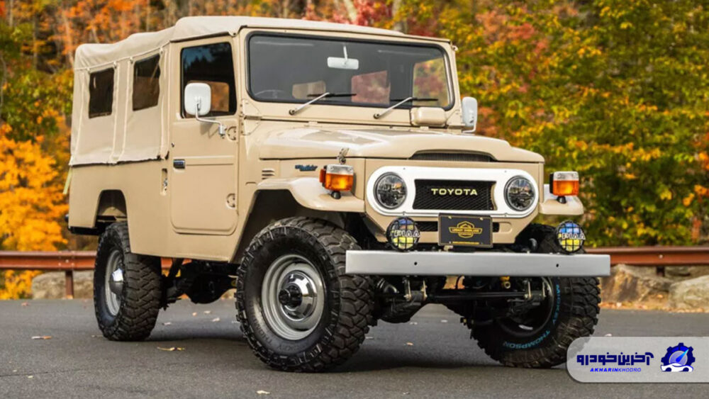 بازسازی تویوتا لندکروزر FJ45 مدل ۱۹۷۷ ؛ تلفیق گذشته و حال در یک پروژه جذاب