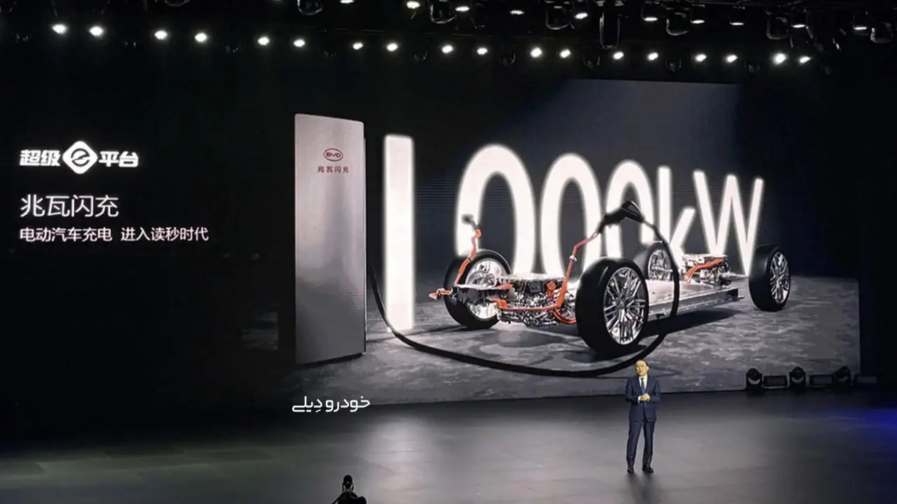 استفاده از شارژر فوق‌سریع BYD در ایستگاه های شارژ چین آغاز می‌شود