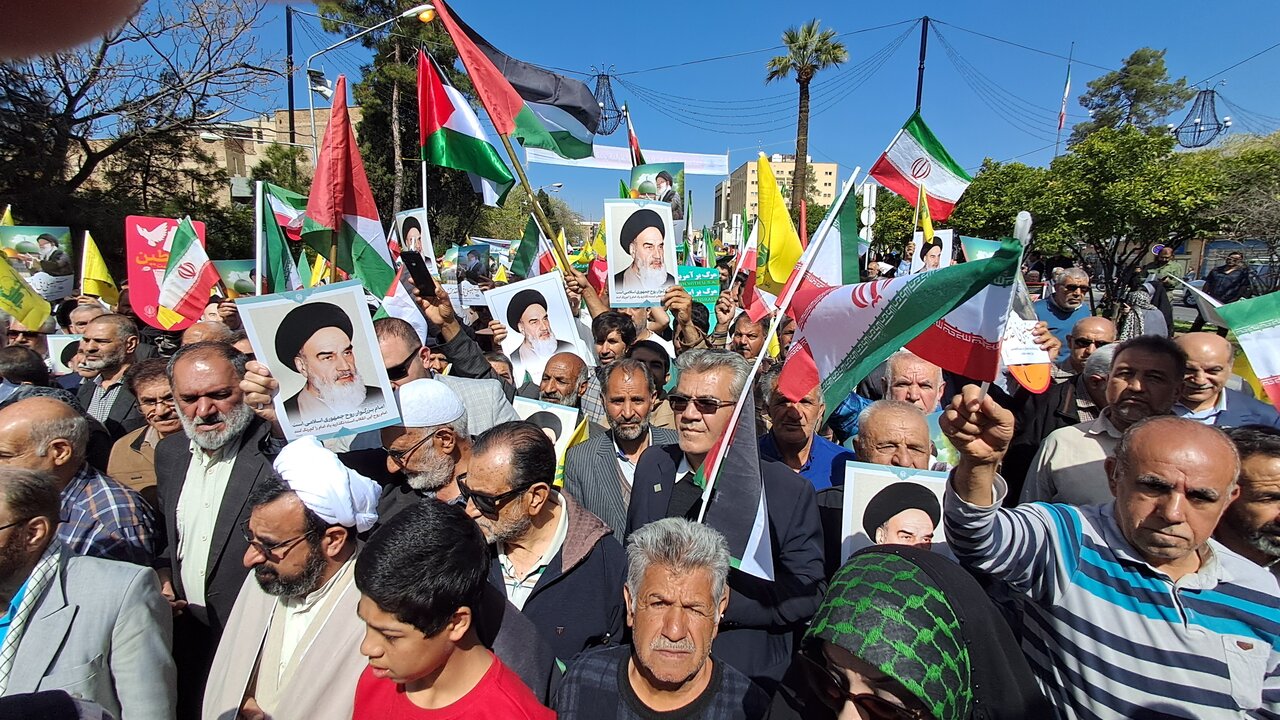 شروع راهپیمایی روز جهانی قدس در شیراز