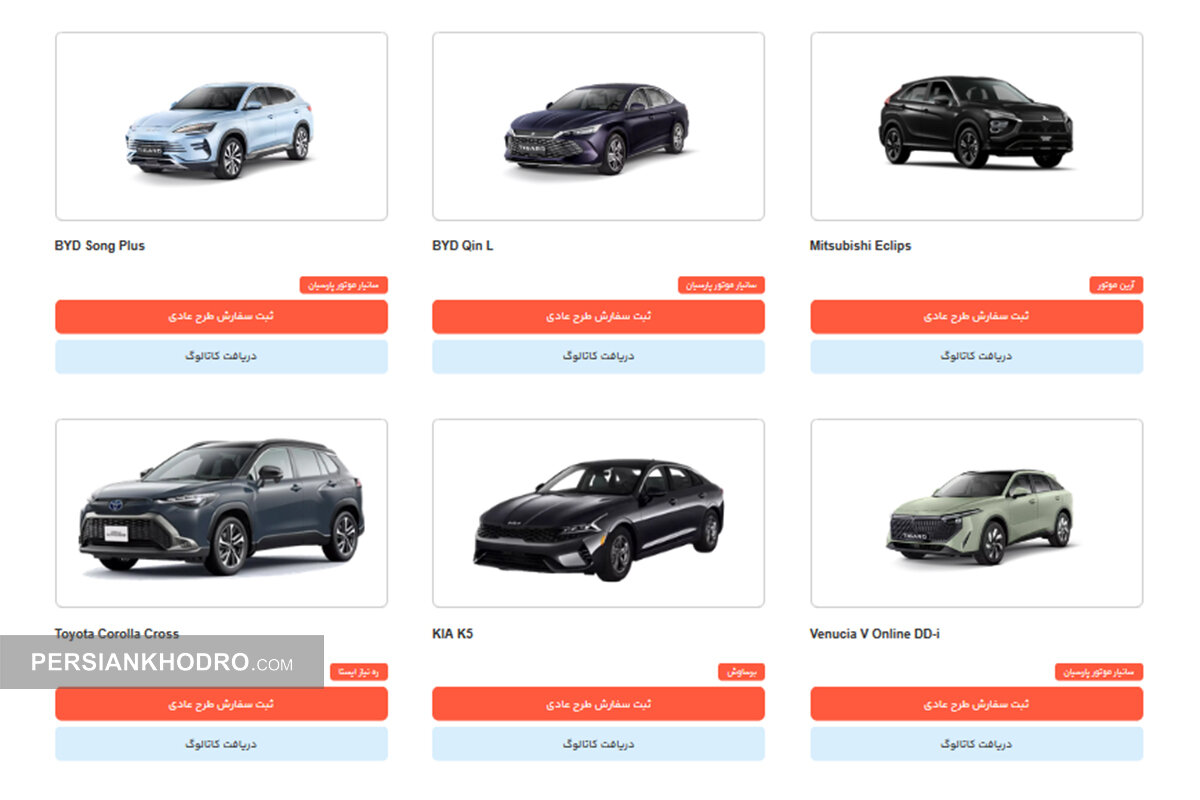 اضافه شدن ۳۰ مدل خودرو وارداتی جدید به سامانه (+قیمت و زمان فروش)