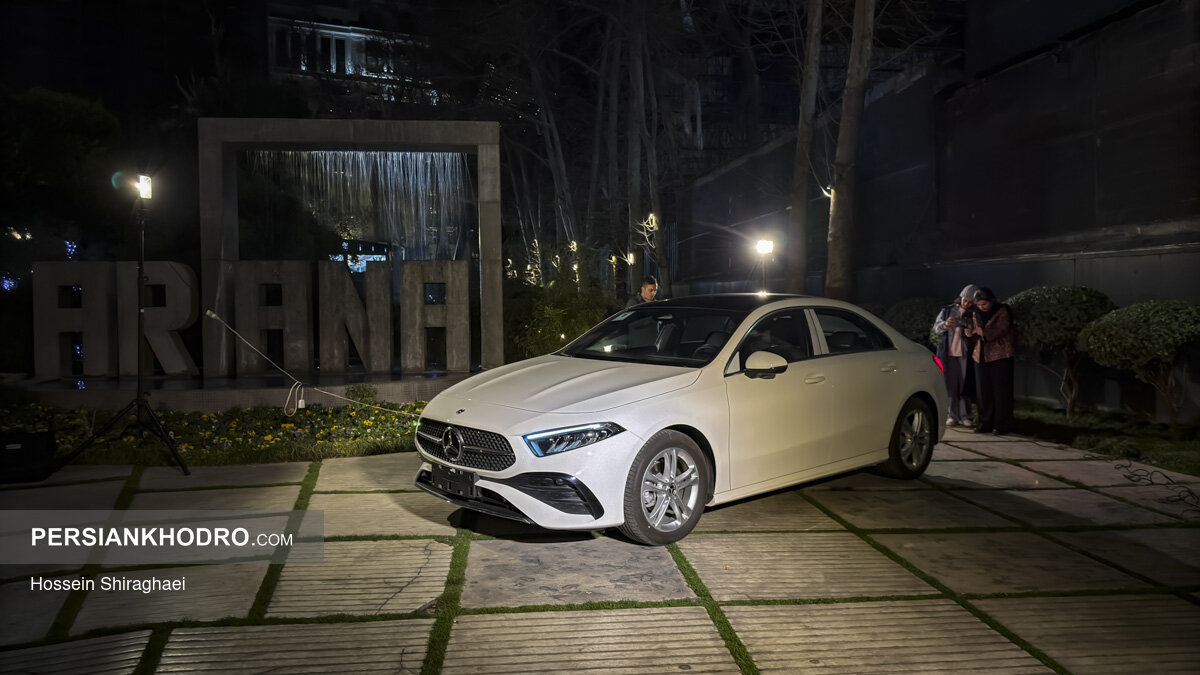 تصاویر نخستین مرسدس بنز جانبازی با پلاک ملی