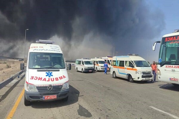 انتقال ۵ مصدوم انفجار بندرعباس به تهران برای درمان تکمیلی