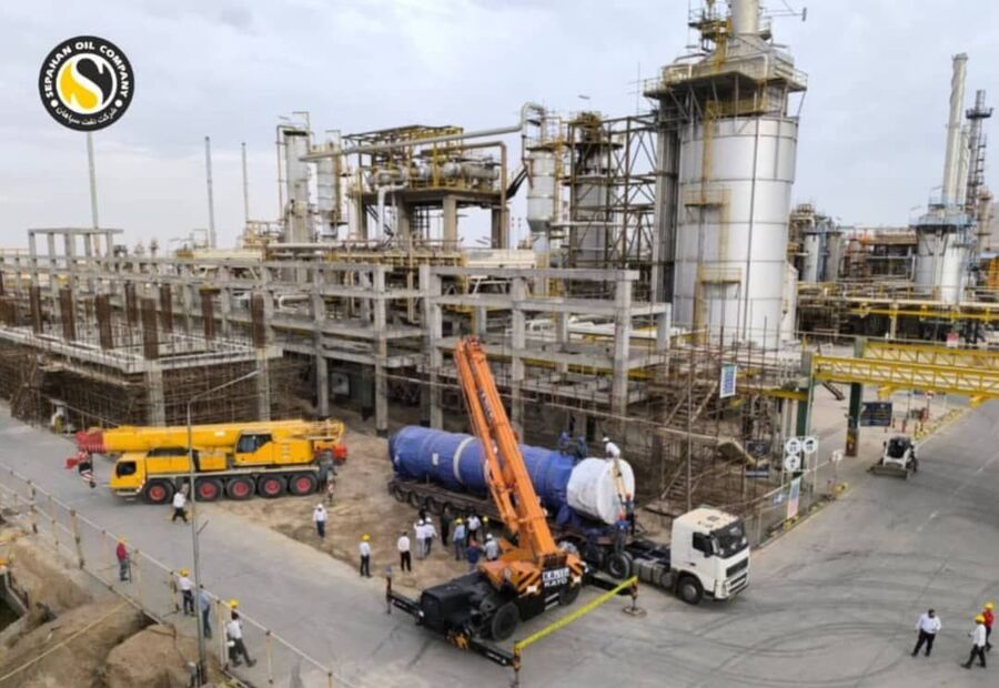اکستراکتورهای واحد TDAE پس از چهار سال در  پالایشگاه نفت سپاهان؛ گامی بلند به‌سوی تولید روغن‌های فرایند سبز در کشور