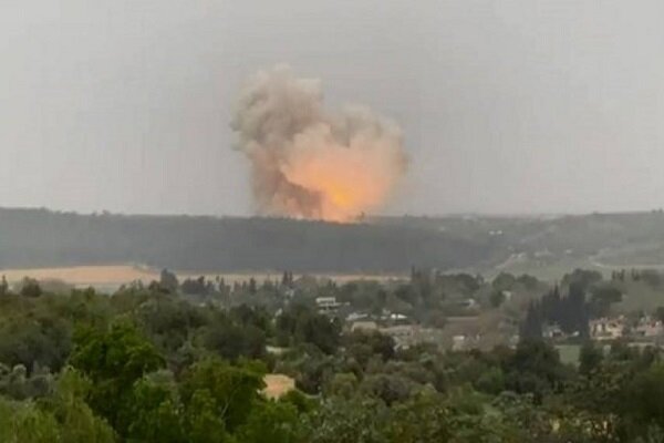 شنیده شدن صدای انفجارهای مهیب در تل آویو