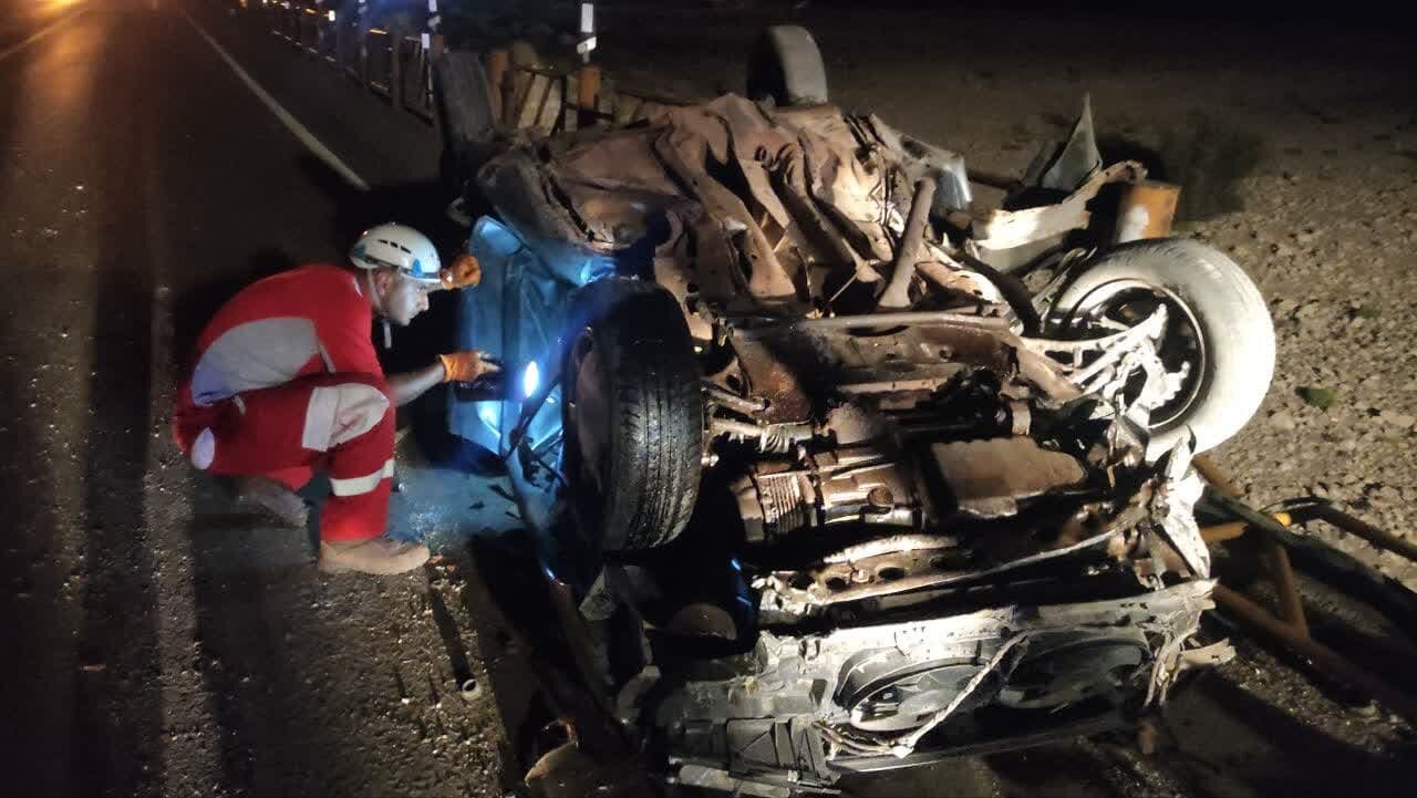 تصادف در محور آبدانان سراب باغ ۲ فوتی برجای گذاشت