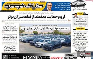 صفحه نخست روزنامه های اقتصادی 29 اردیبهشت 1404