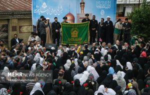 استقبال از کاروان خادمین حرم رضوی در رشت