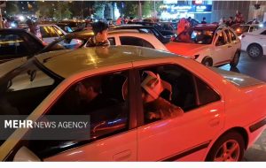 وضعیت خیابان های تبریز در شب قهرمانی تراکتور