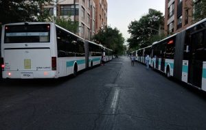  استقرار ناوگان اتوبوسرانی برای خدمات رسانی در مراسم تشییع پیکر شهیدان