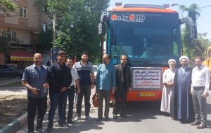 آغاز اردوهای فرهنگی هنری مساجد البرز با اعزام کاروان به حسینیه جماران