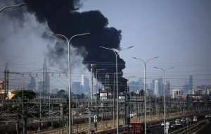 شنیده شدن صدای چند انفجار در تل‌آویو؛ برجای ماندن ۸ کشته و ده‌ها زخمی