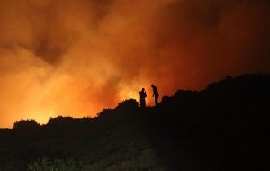 نبرد نفس‌گیر برای نجات میراث هیرکانی؛ مهار بخشی از آتش جنگل ابر