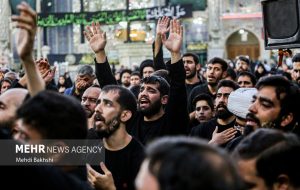 عزاداری شهادت امام زین العابدین(ع) در حرم حضرت معصومه(س)