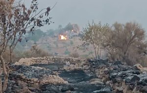 مهار آتش‌سوزی در کوه آبیدر سنندج