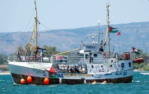 حمله رژیم صهیونیستی به کشتی «حنظله»