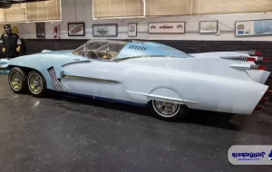 بشقاب پرنده کلاسیک شش چرخ ؛ این خودروی عجیب و غریب بزودی به فروش گذاشته می شود