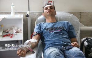 حضور تیم سیار انتقال خون کرمانشاه در گهواره