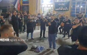 سوگ شب هشتم محرم در بندر آستارا