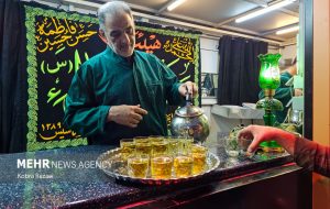 شور حسینی در موکب‌های حریم حرم مطهر امام رضا(ع)