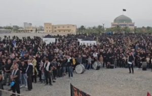 حضور پرشور مردم جیرفت در عزاداری عصرعاشورا