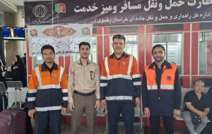 استقرار تیم راهداری کرمان در پایانه مشهد برای بازگشت زائران