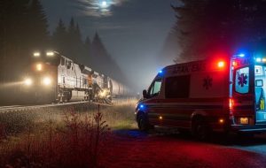 عابر پیاده بر اثر برخورد با قطار در اراک جان باخت