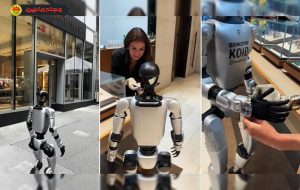 ورود یک ربات انسان‌نما به فروشگاه رولکس