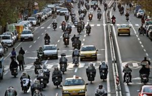 طرح ترافیک برای موتورسیکلت‌های پایتخت به زودی اجرا می‌شود