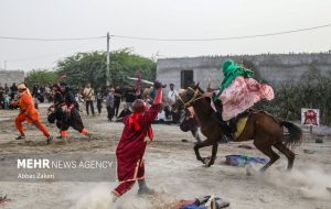 کاروان نمادین اسرای کربلا در  میناب