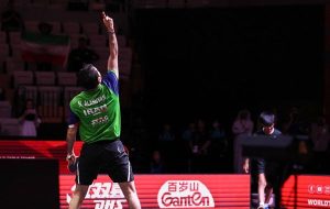 نفر ۶۱ تنیس روی میز دنیا مغلوب نوشاد عالمیان شد