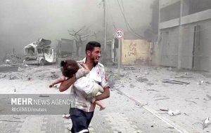 ۸ شهید و ده‌‎ها زخمی در پی حملات اسرائیل به چادر آوارگان در غزه