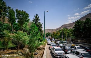 جاده چالوس از مرزن‌آباد به سمت تهران و کرج مسدود شد