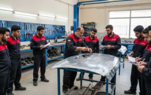 آموزش صافکاری و نقاشی خودرو