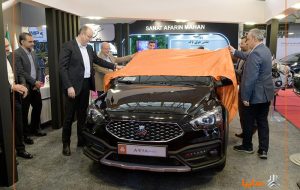رونمایی از نخستین خودروی پلاگین هیبرید کشور/ آریا پلاگین هیبرید معرفی شد