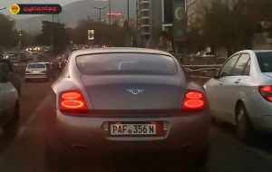 مجوز تردد حضور خودروهای لوکس با پلاک خارجی