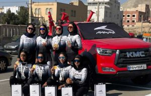 قهرمانی و رکورد شکنی برای بانوان دوچرخه سوار کرمان موتور