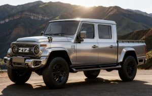 پیکاپ ۲۱۲ هم به ایران می‌آید؟ (+عکس) / پیکاپ ۲۱۲ با الهام از وانت لندروور کلاسیک