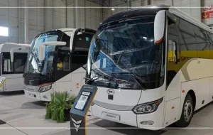 گروه بهمن با اتوبوس‌های شهری و بین شهری به نمایشگاه حمل‌ونقل تهران می‌رود