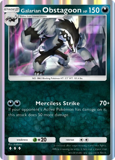 Galarian Obstagoon