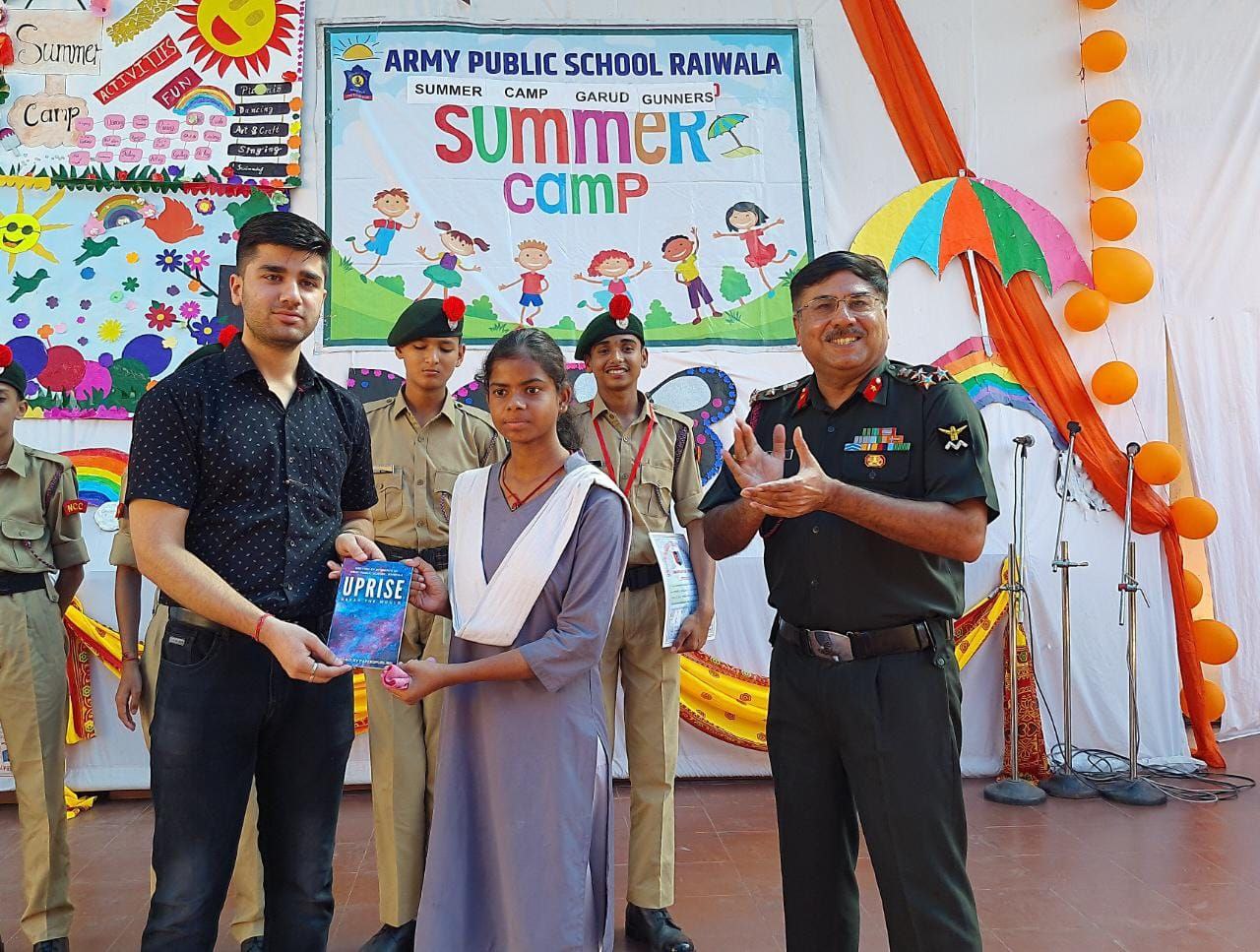 Stage presentation at school