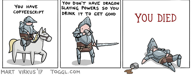 git the dragon coffeescript