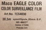 Maco Eagle Color Surveillance Film Color ISO 640 – TSC640