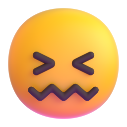 Confounded face