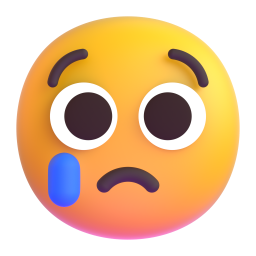 Crying face