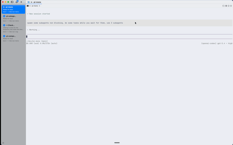 pi-subagents demo