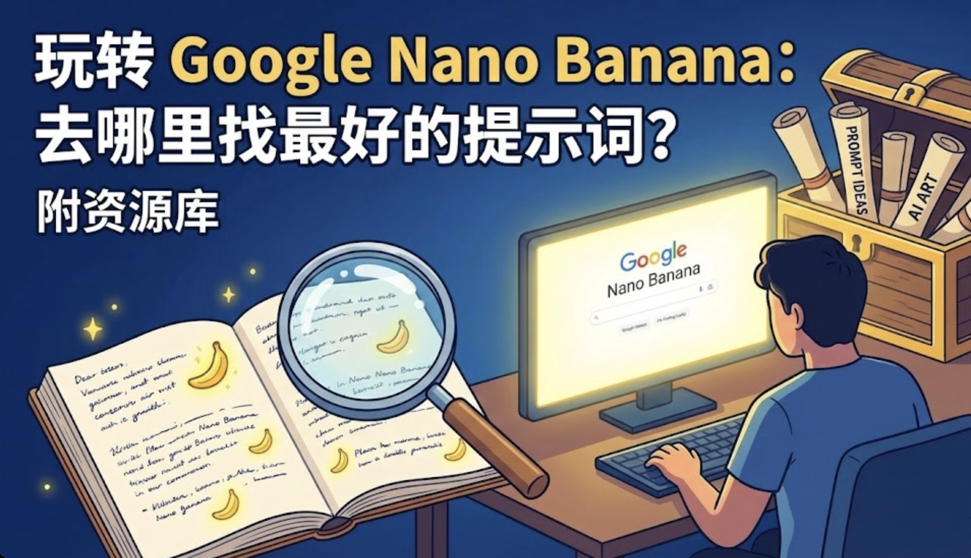 玩转 Google Nano Banana:有了工具,去哪里找最好的提示词?(附资源库)