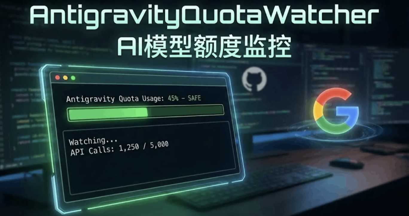 Google Antigravity 额度焦虑?用AntigravityQuotaWatcher这个开源小工具一键监控